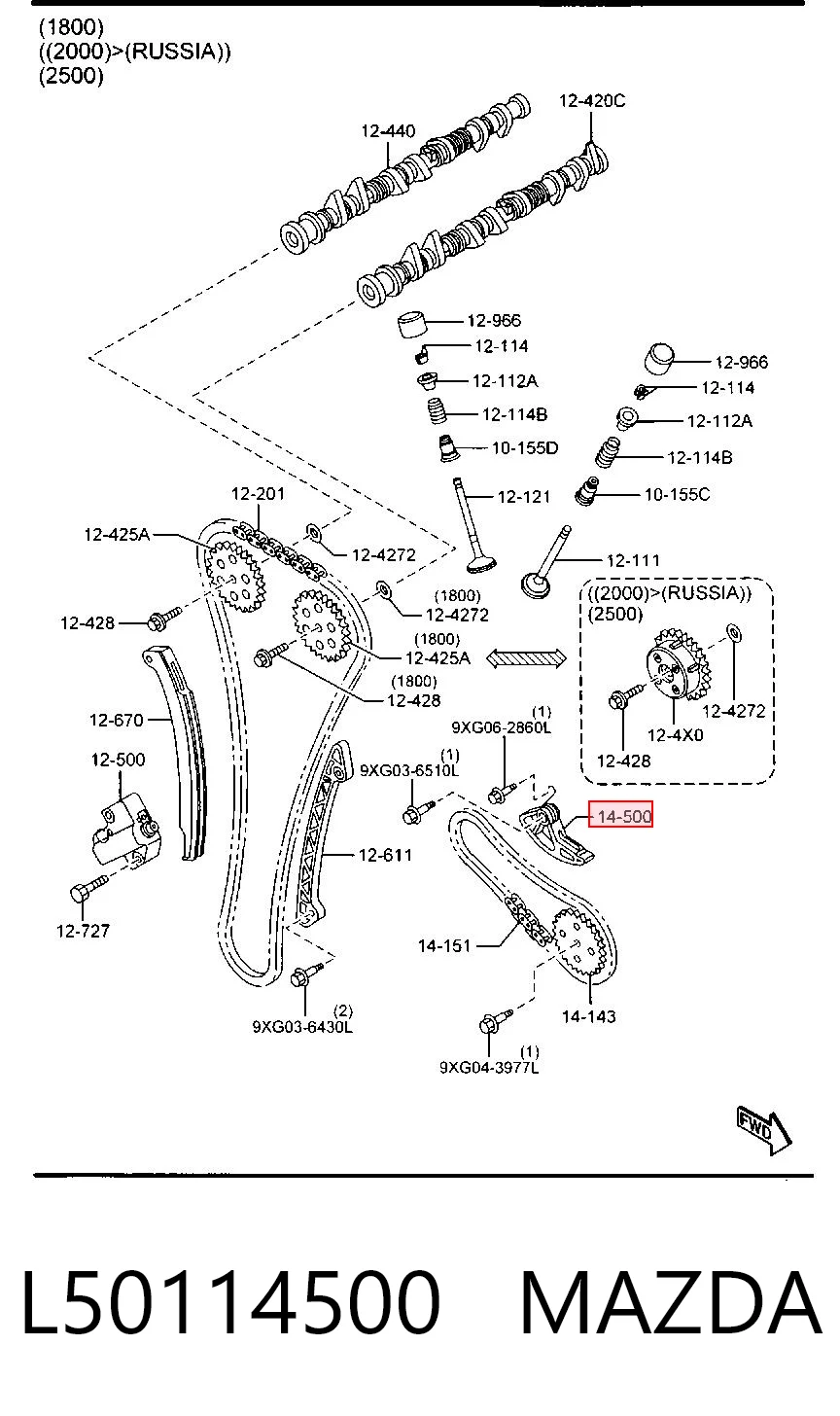 L50114500 Mazda
