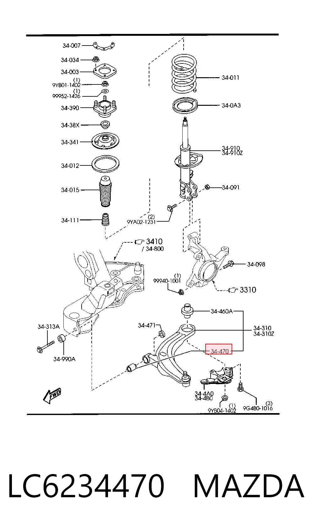 LC6234470 Mazda