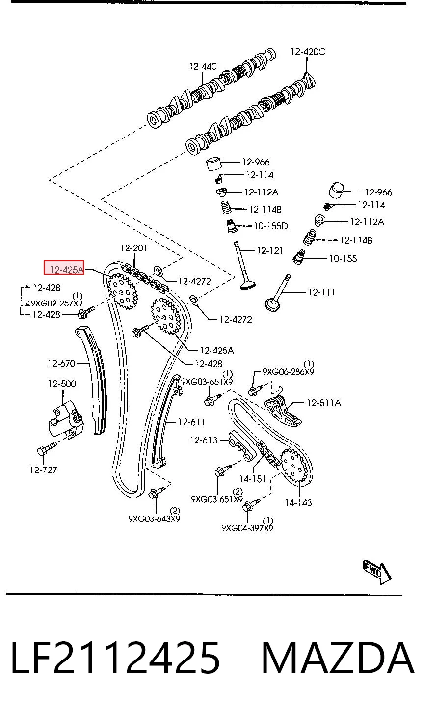 LF2112425 Mazda