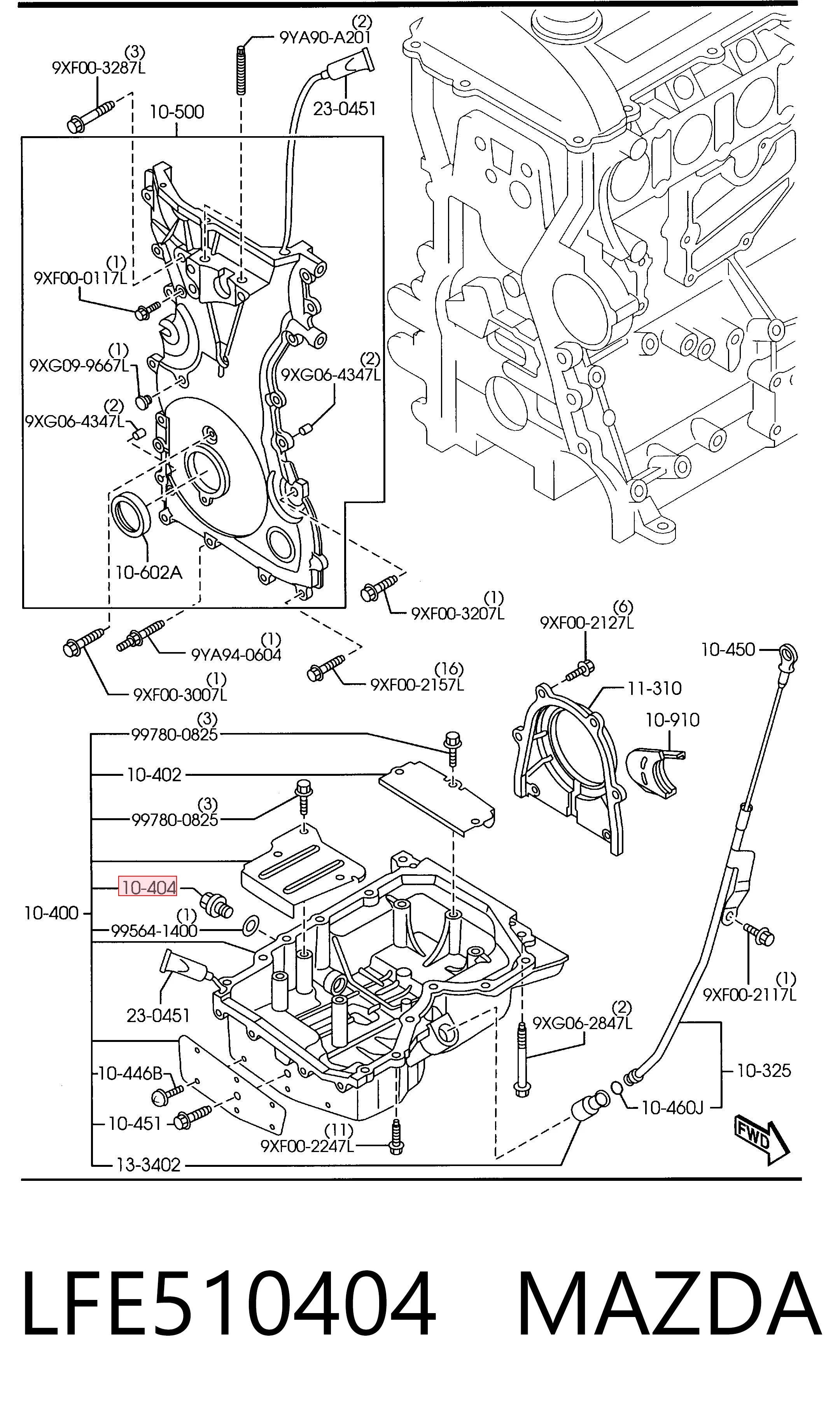 LFE510404 Mazda