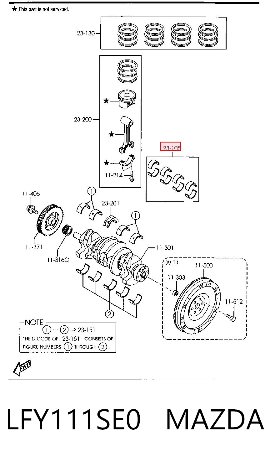 LFY111SE0 Mazda