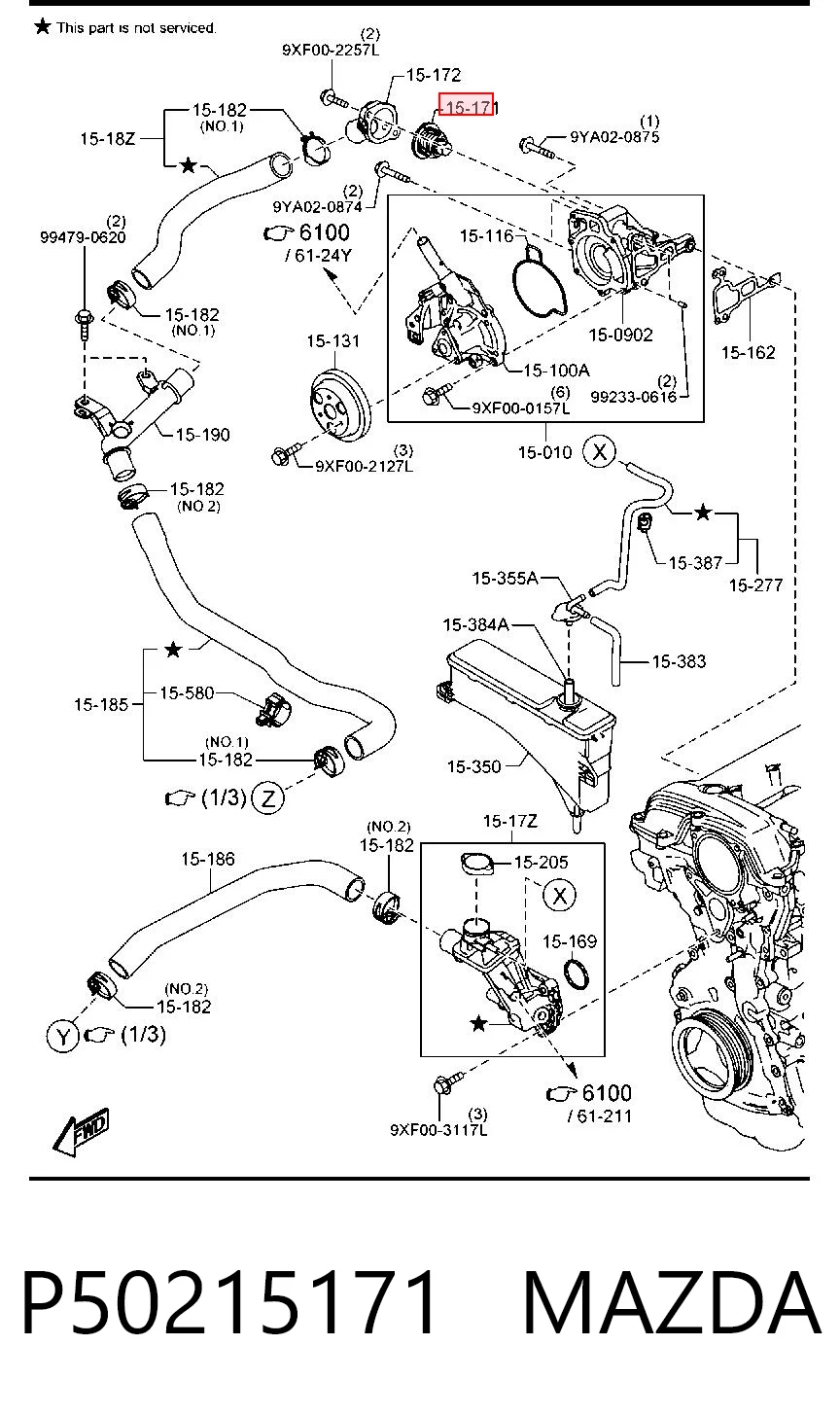 Termostat do Mazda CX-3 DK