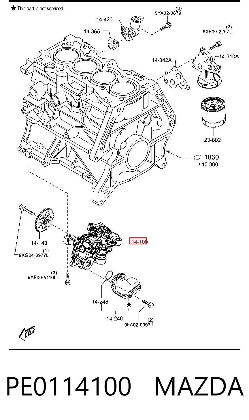 PE0114100 Mazda