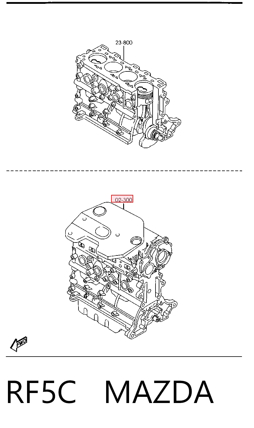 Silnik w komplecie Mazda 6 kombi (GY) (2002 - 2007) cena, od 2433,93 USD