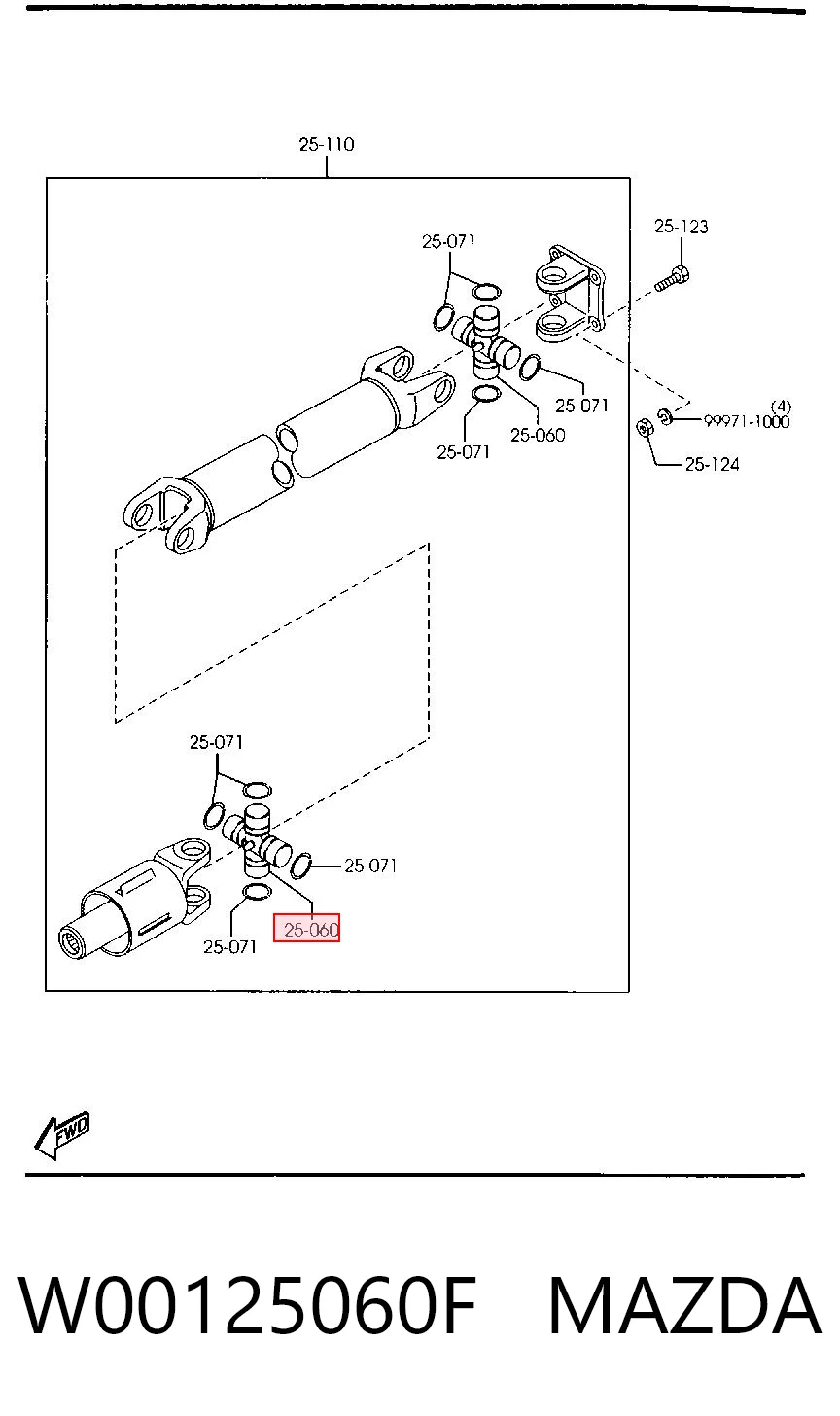 W00125060F Mazda