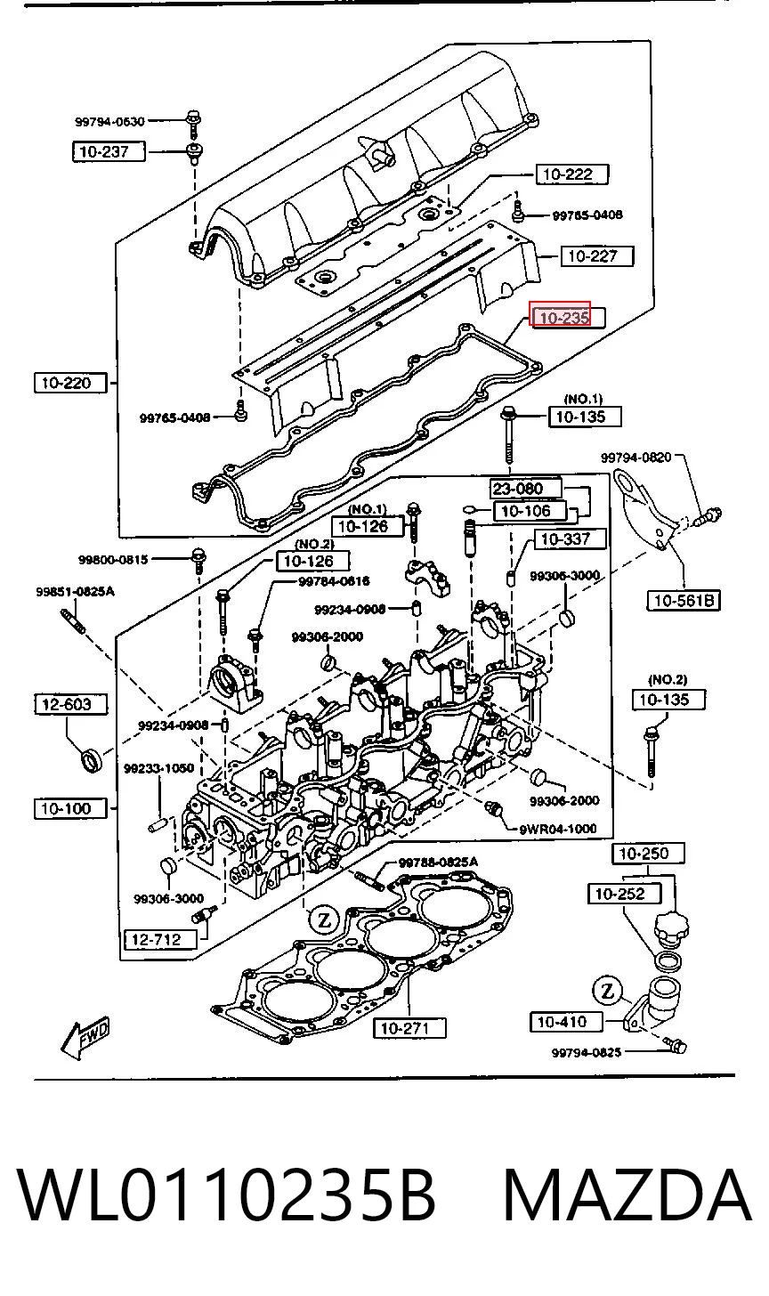 WL0110235B Mazda