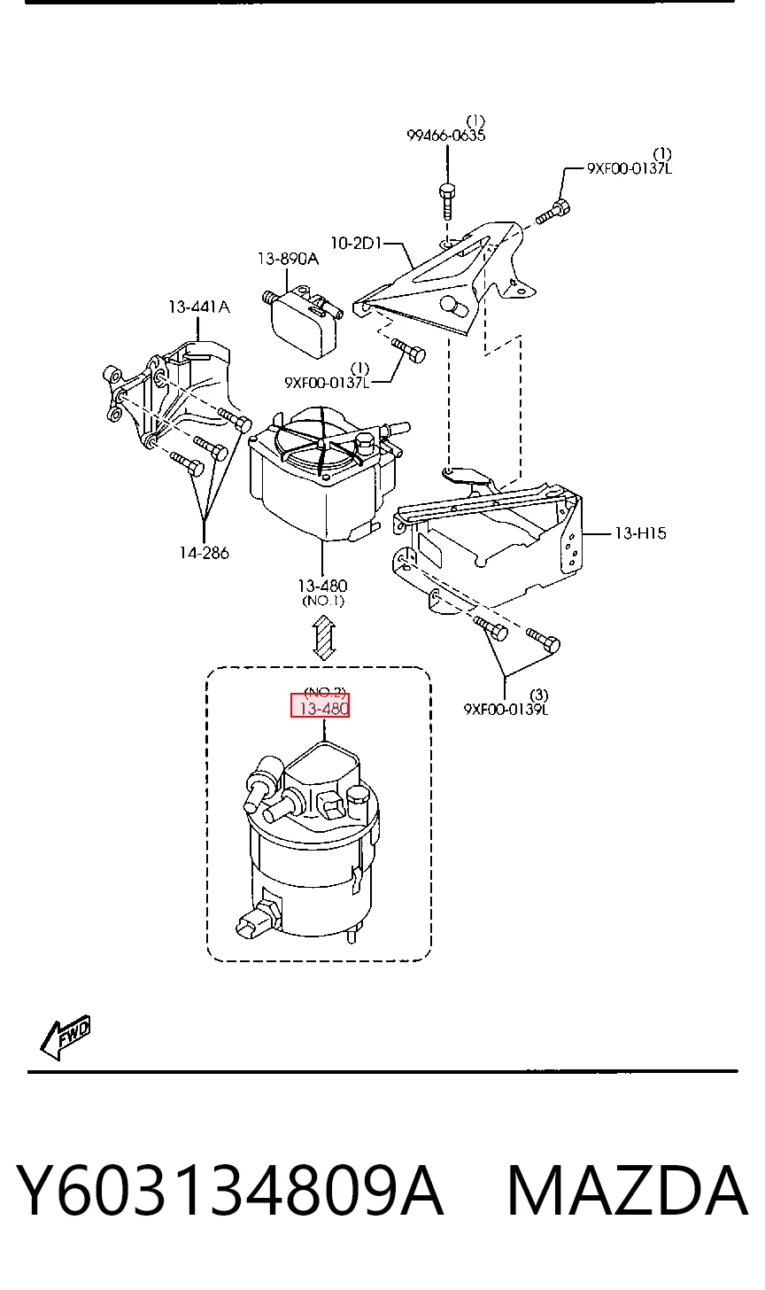 Y603134809A Mazda