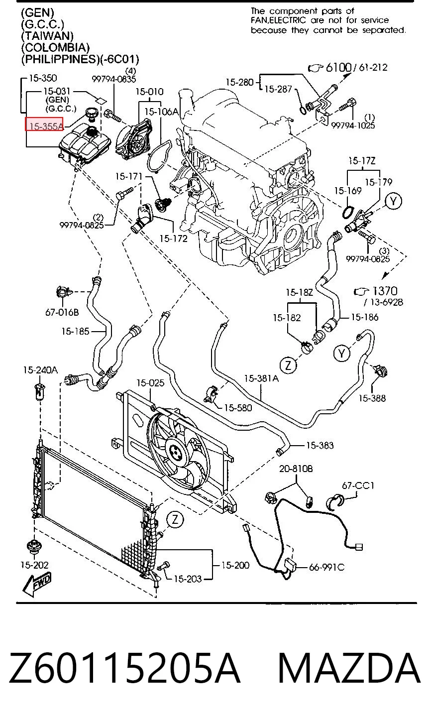 Z60115205A Mazda