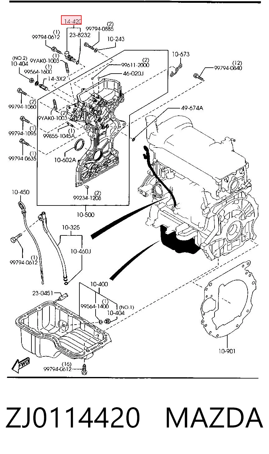 ZJ0114420 Mazda