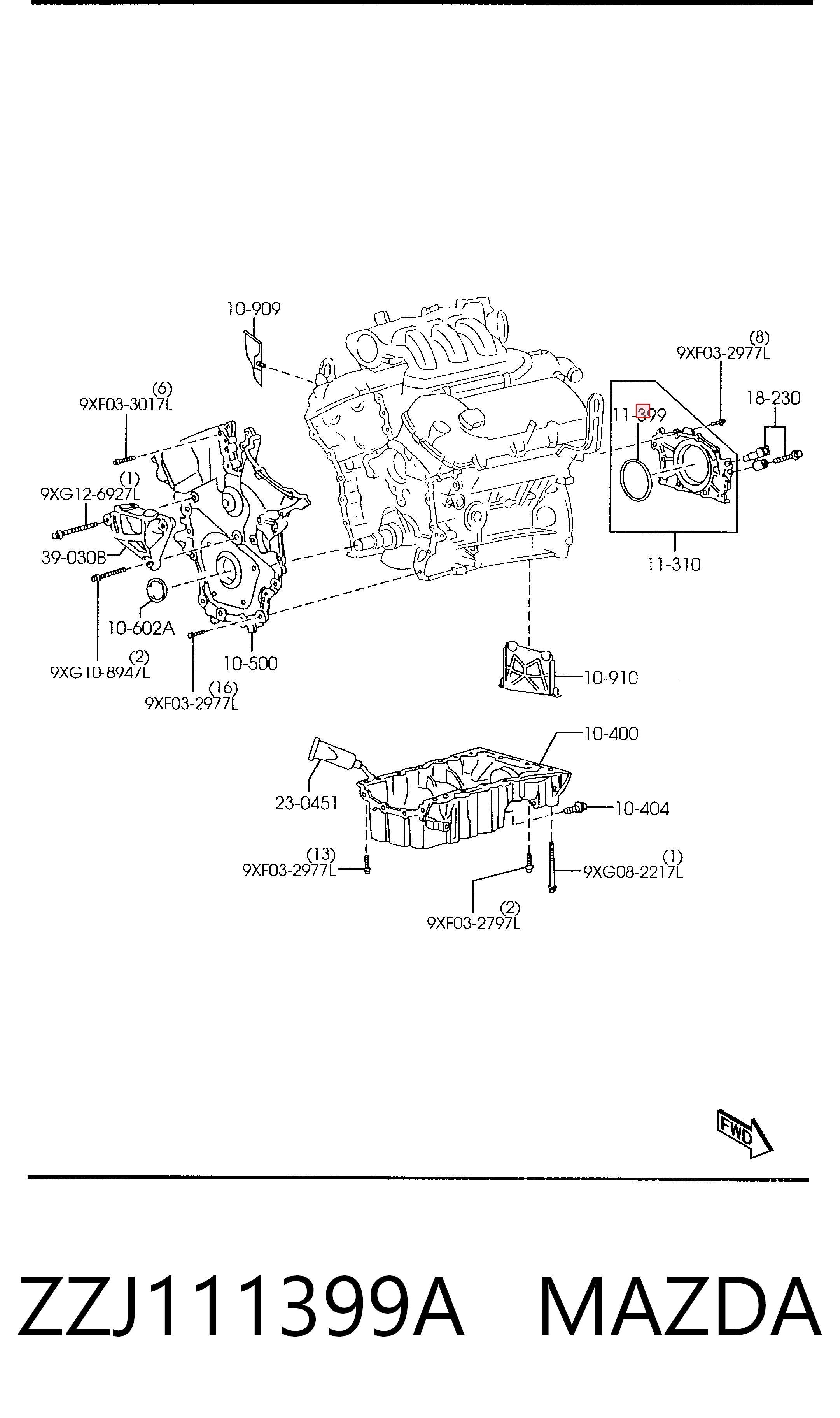 ZZJ111399A Mazda