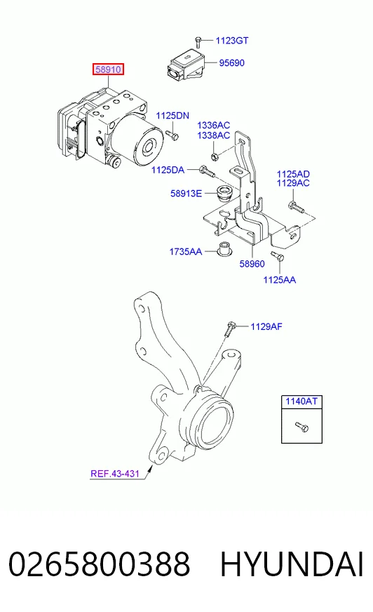 Sterownik ABS  hydrauliczny Hyundai Getz hatchback (TB) (2002 - 2011) cena, od 170,44 USD