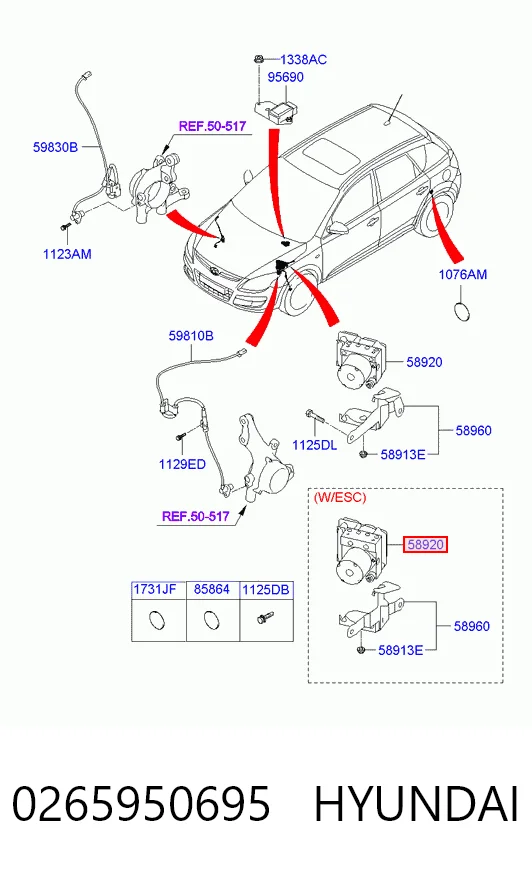 Sterownik ABS  hydrauliczny do Hyundai I30  FD