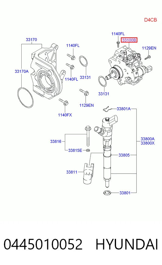 0445010052 Hyundai/Kia Pompa wtryskowa wysokiego ciśnienia