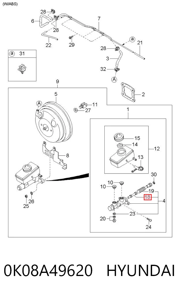 0K08A49620 Hyundai/Kia