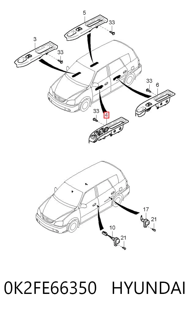 0K2FE66350 Hyundai/Kia