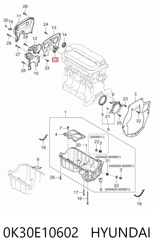 0K30E10602 Hyundai/Kia