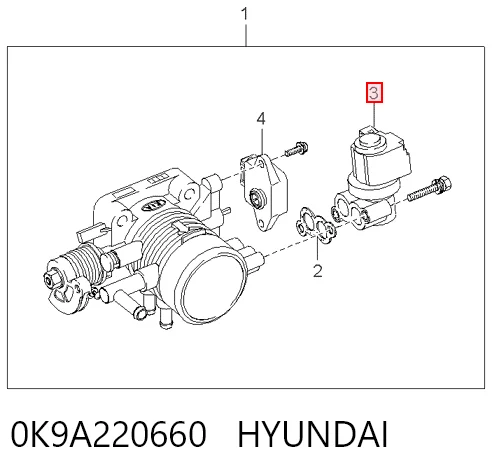  Regulator biegu jałowego KIA Rio 1