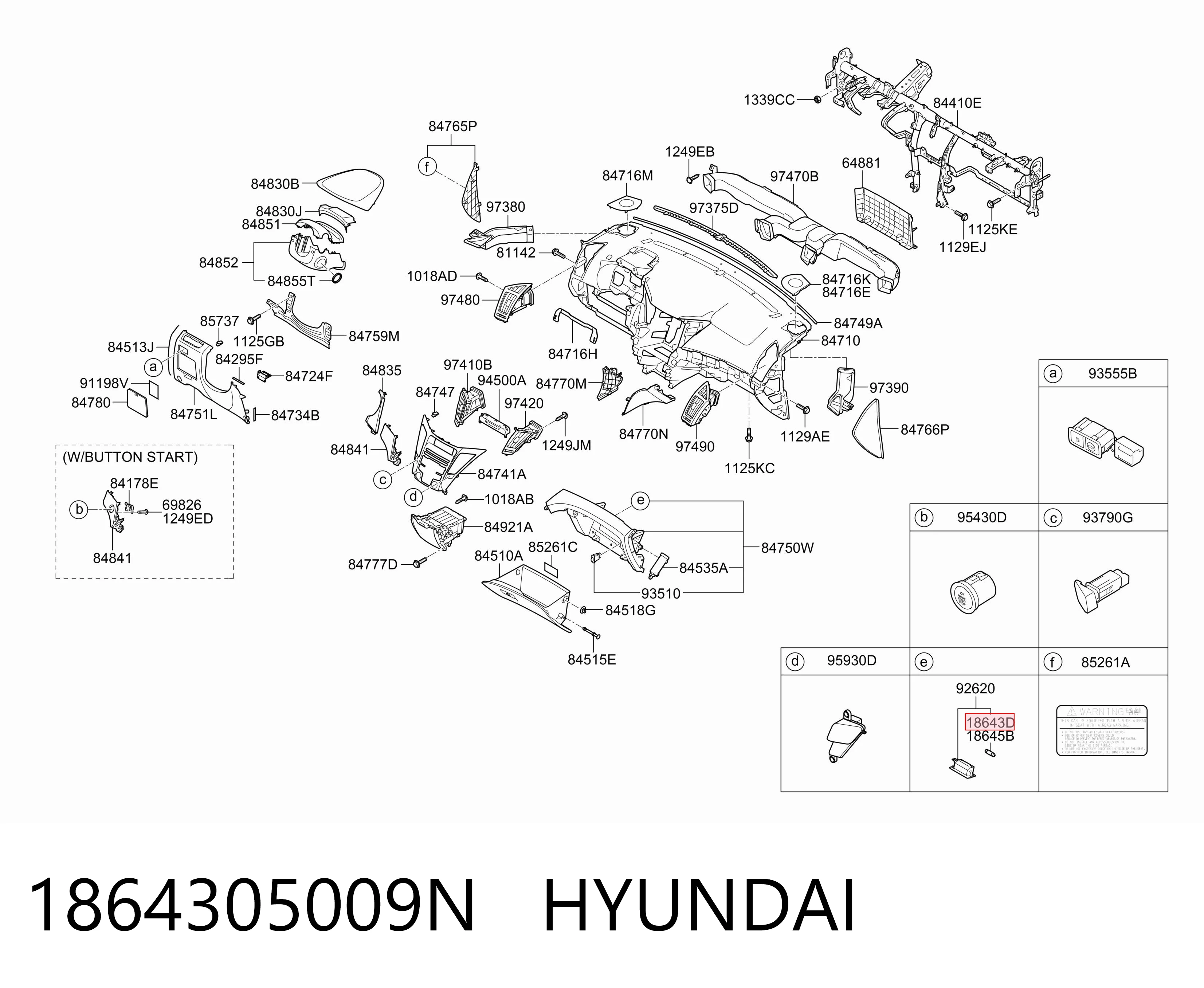 1864305009N Hyundai/Kia