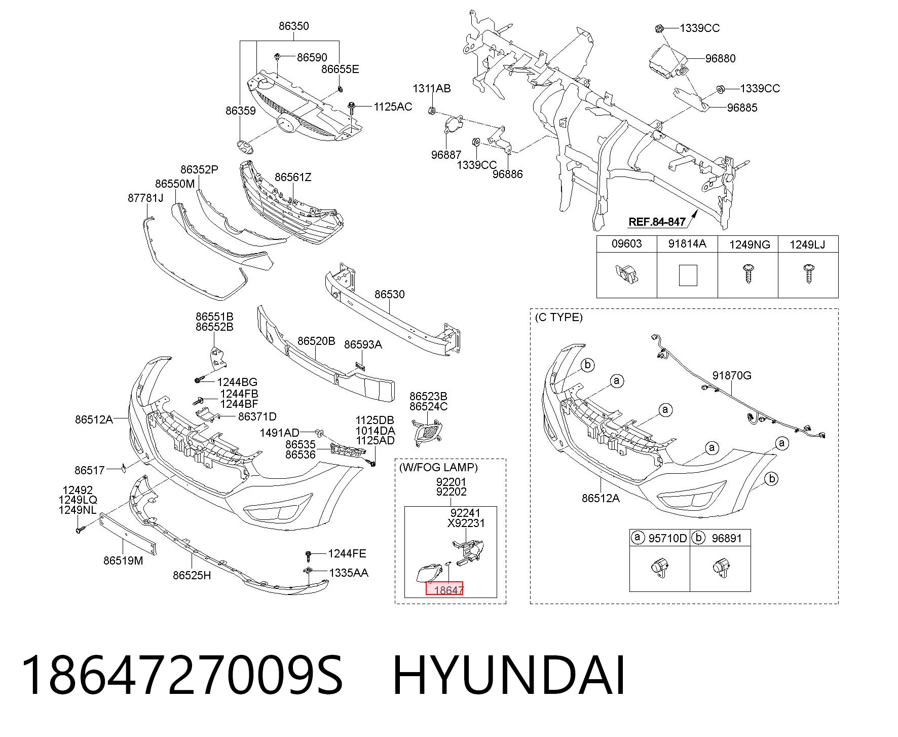 1864727009S Hyundai/Kia Żarówka