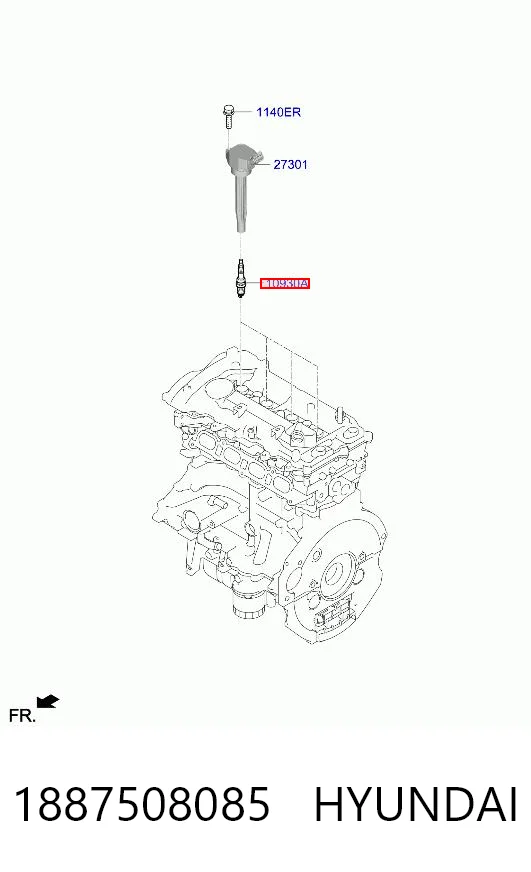 1887508085 Hyundai/Kia Świeca zapłonowa