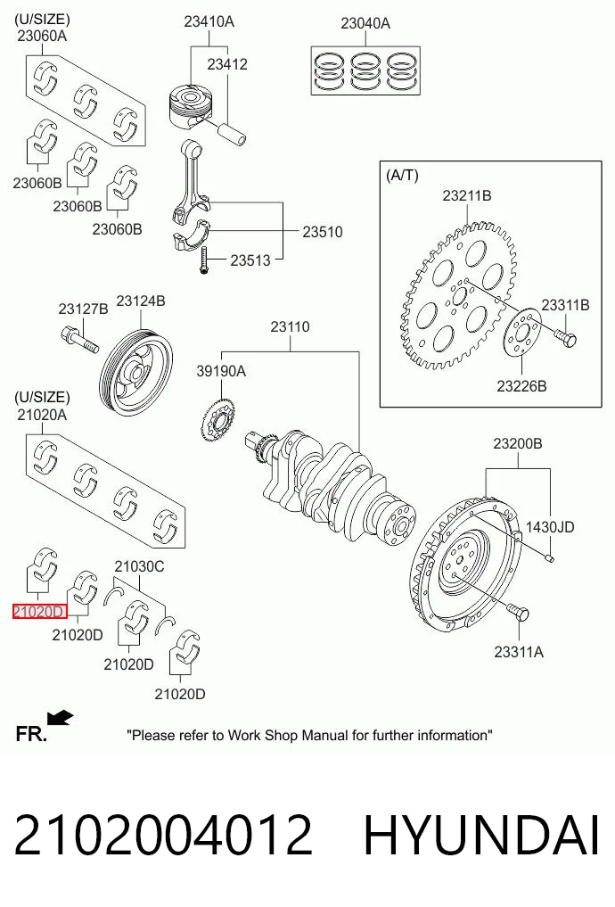 2102004012 Hyundai/Kia