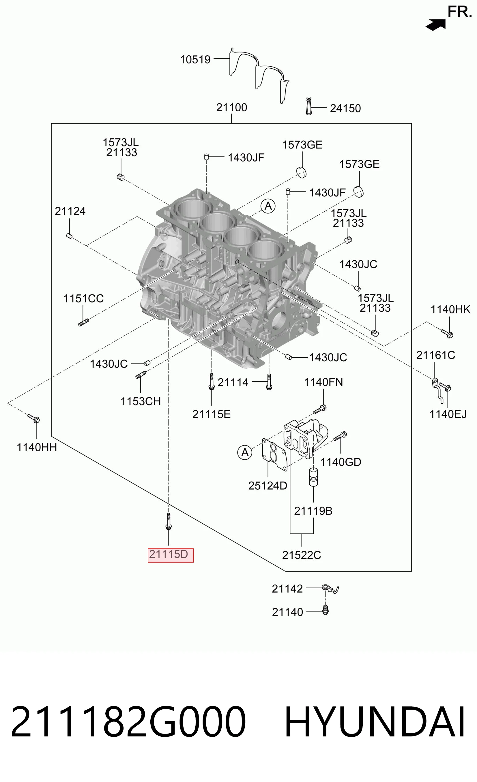 211182G000 Hyundai/Kia