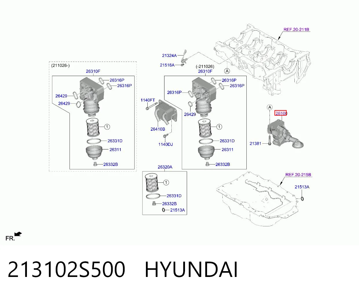 Kupić Pompa oleju Hyundai Sonata  DN8 w dobrej cenie