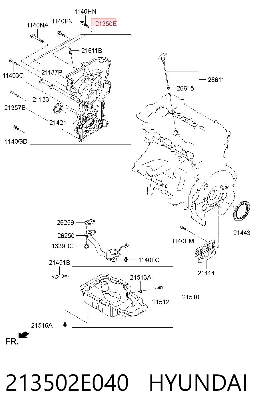213502E040 Hyundai/Kia