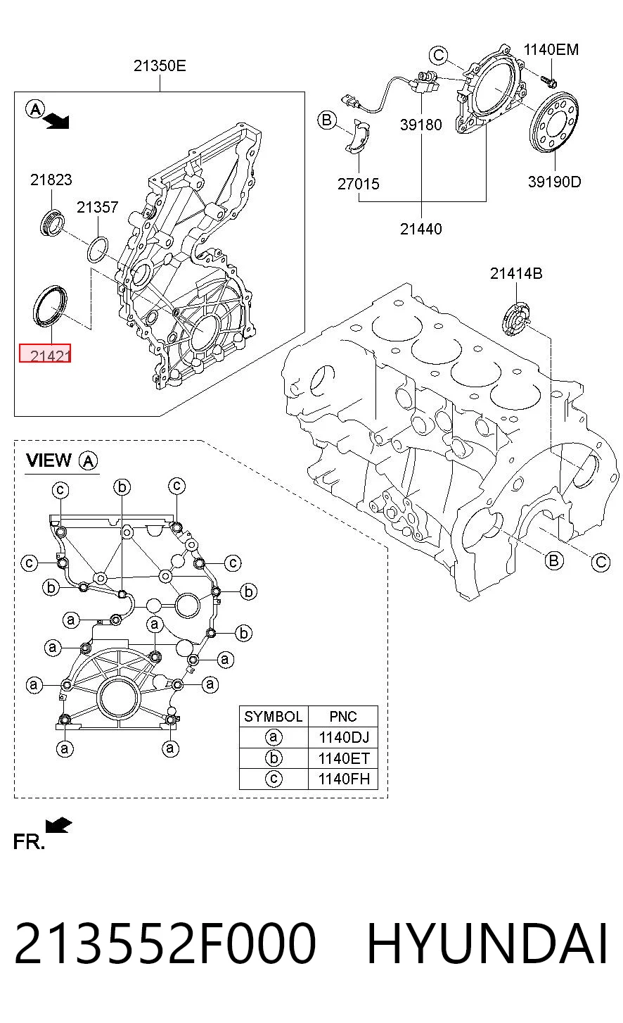 213552F000 Hyundai/Kia
