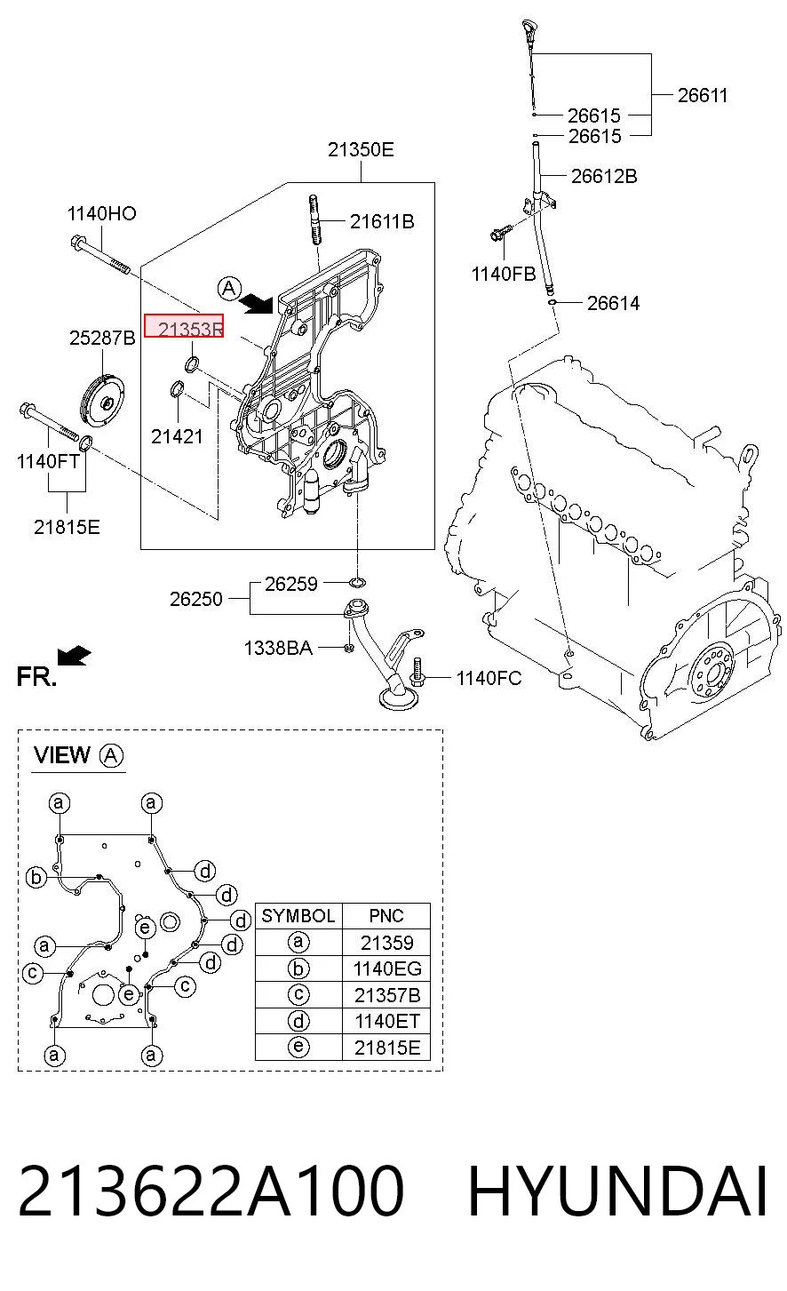 213622A100 Hyundai/Kia