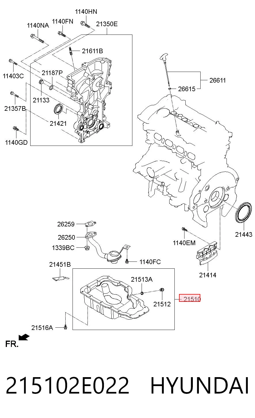 215102E022 Hyundai/Kia