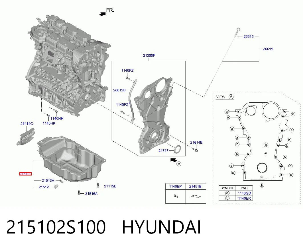 Miska olejowa silnika do Hyundai Sonata VIII DN8
