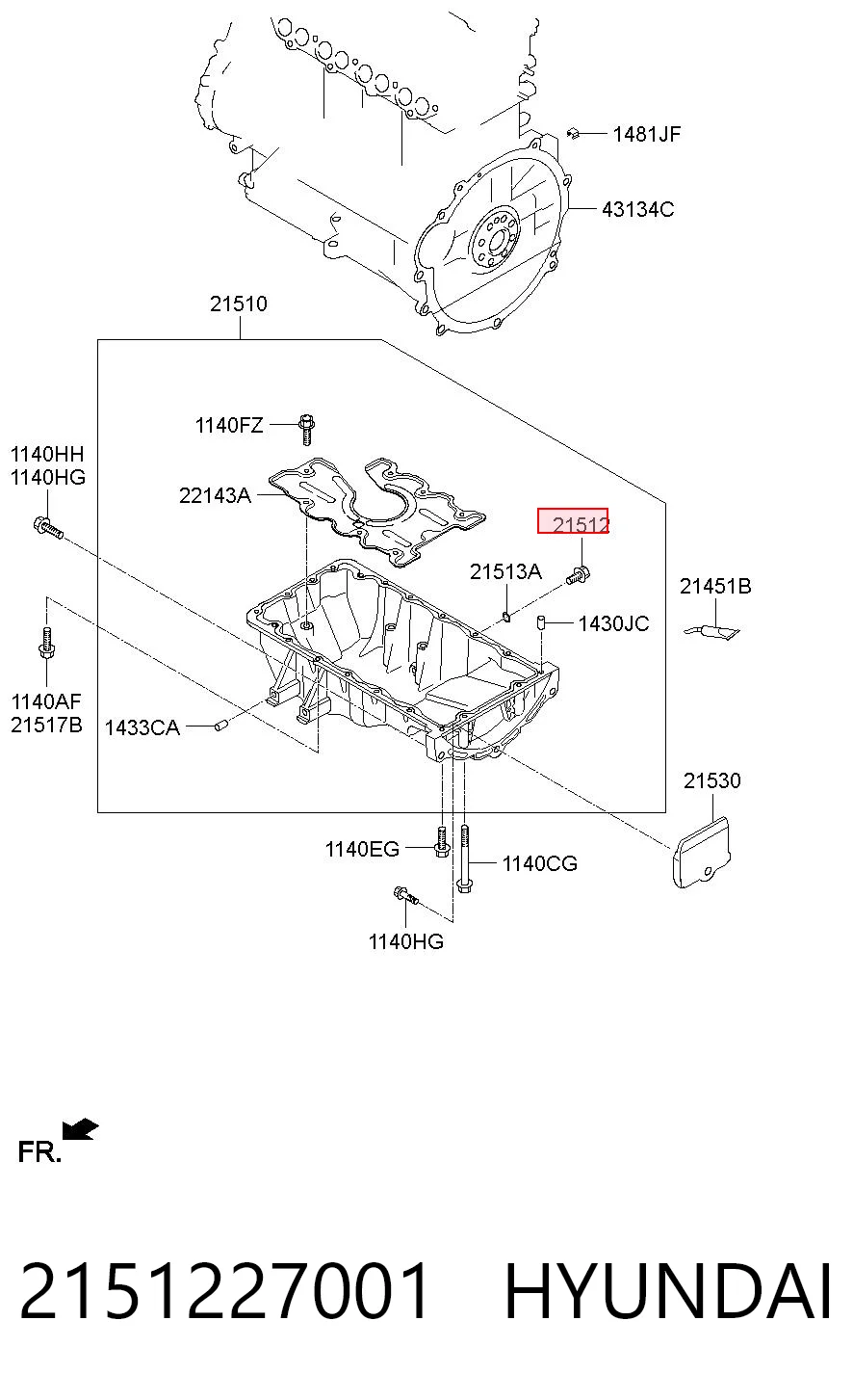 Korek miski olejowej silnika 8941526130 Honda