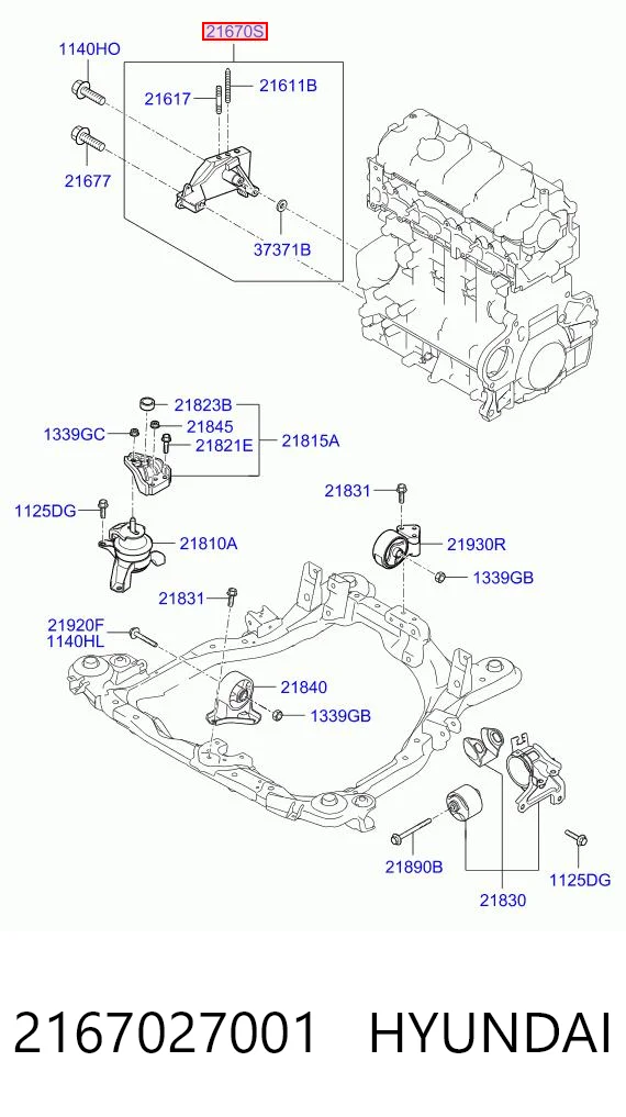 2167027001 Hyundai/Kia