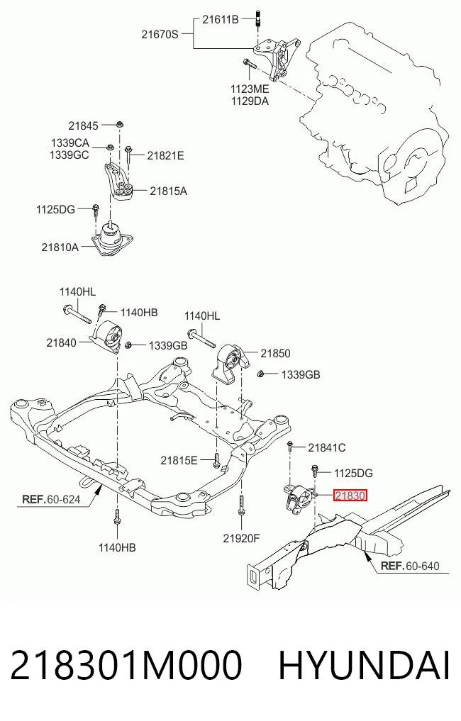 218301M000 Hyundai/Kia