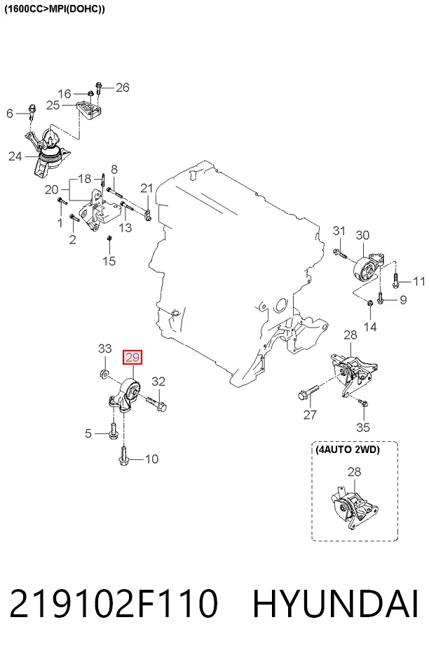 219102F110 Hyundai/Kia