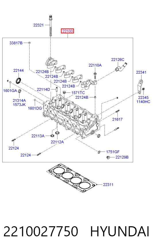 2210027750 Hyundai/Kia