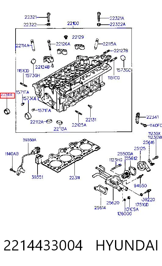 Uszczelniacz wałka rozrządu silnika 26126739 Fiat/Alfa/Lancia