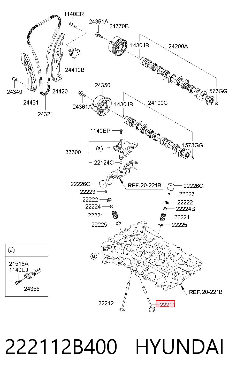 222112B400 Hyundai/Kia