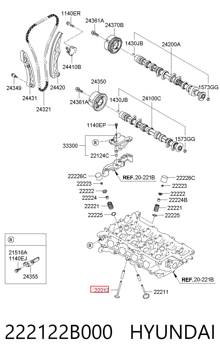 222122B000 Hyundai/Kia