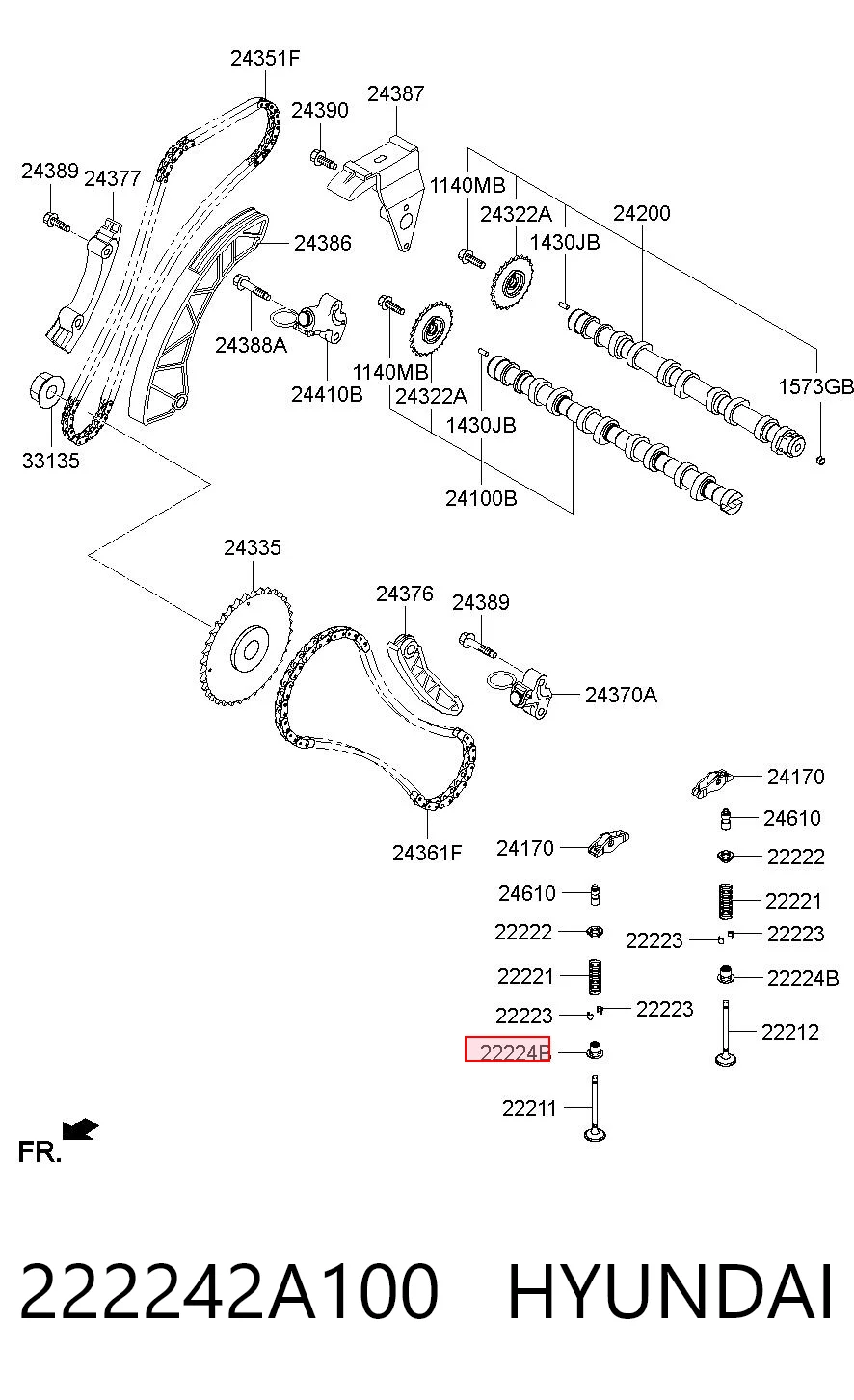 222242A100 Hyundai/Kia