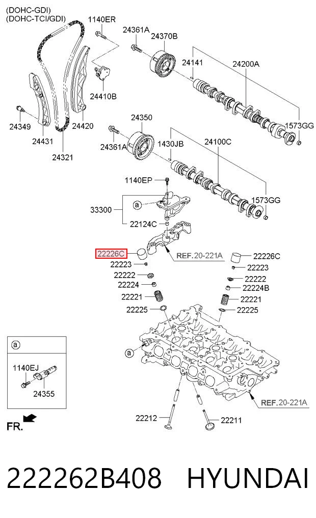 222262B408 Hyundai/Kia