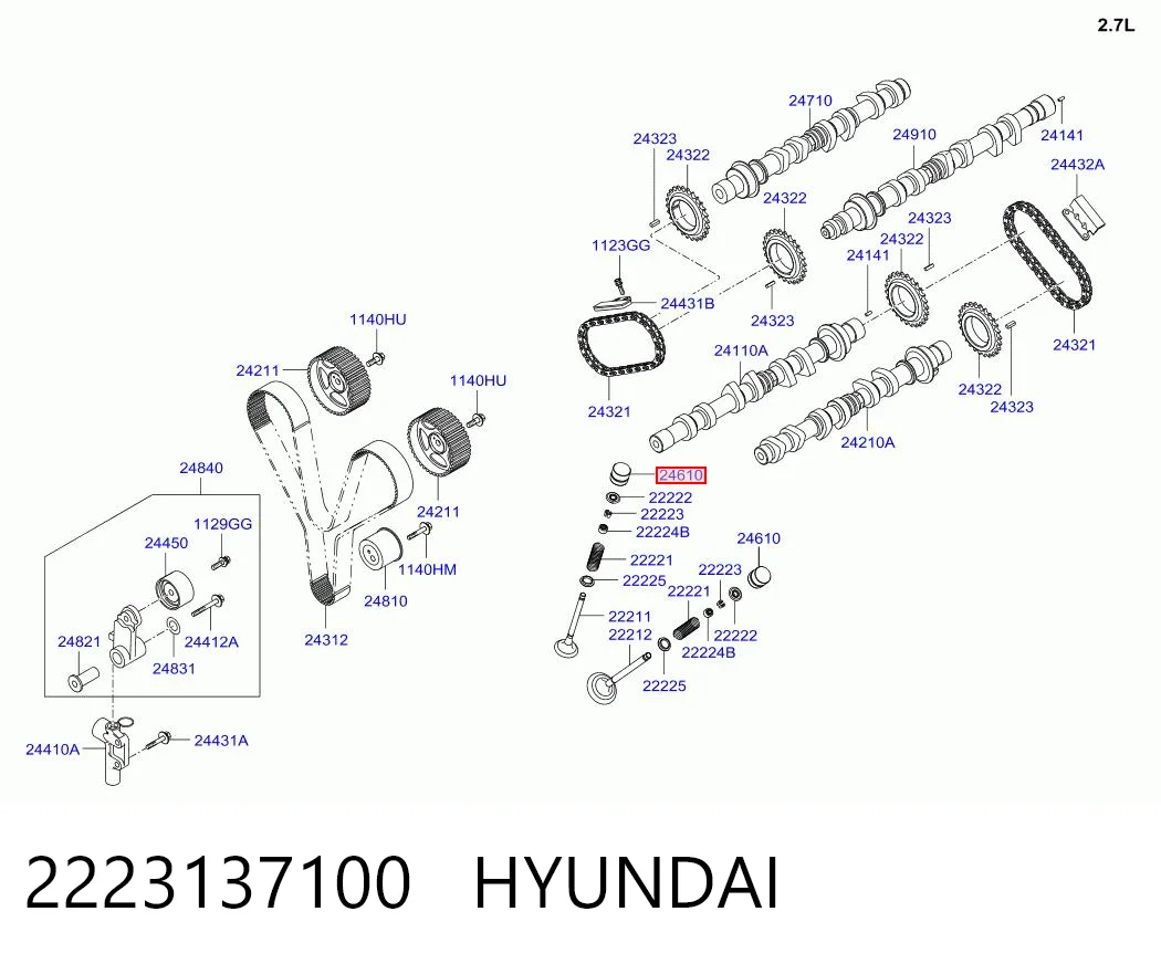2223137100 Hyundai/Kia