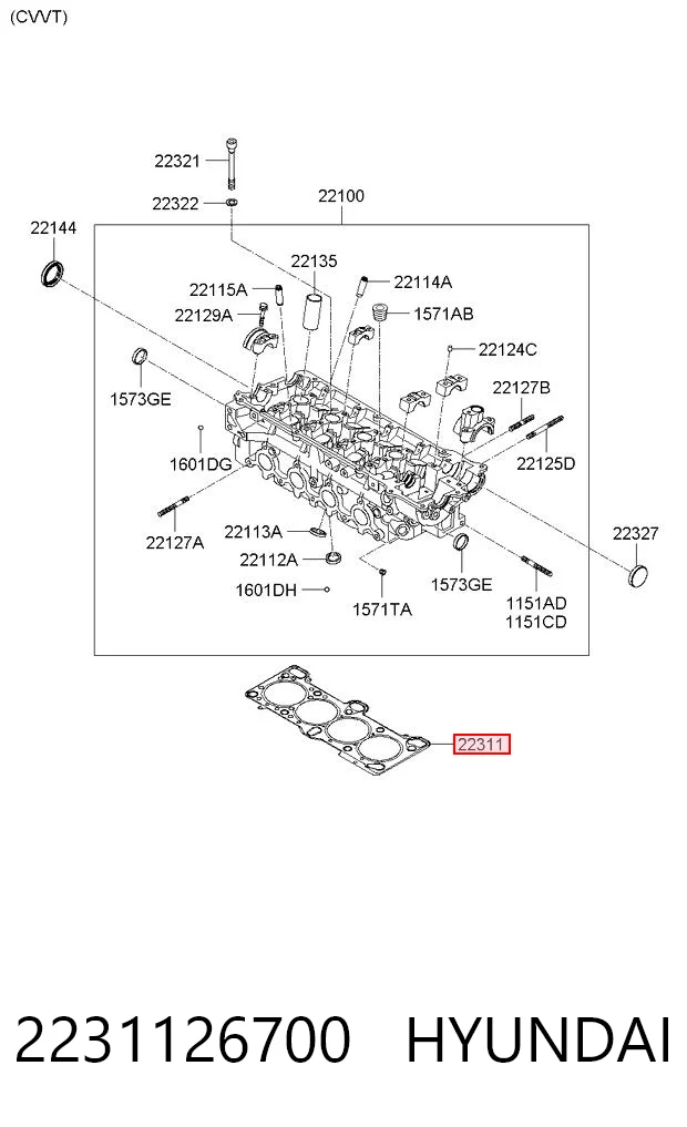 2231126700 Hyundai/Kia
