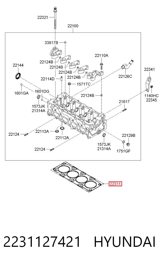 2231127421 Hyundai/Kia