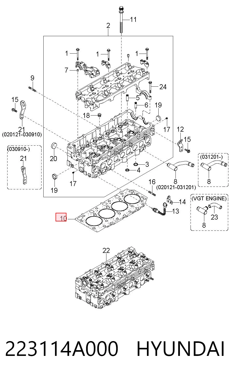 223114A000 Hyundai/Kia