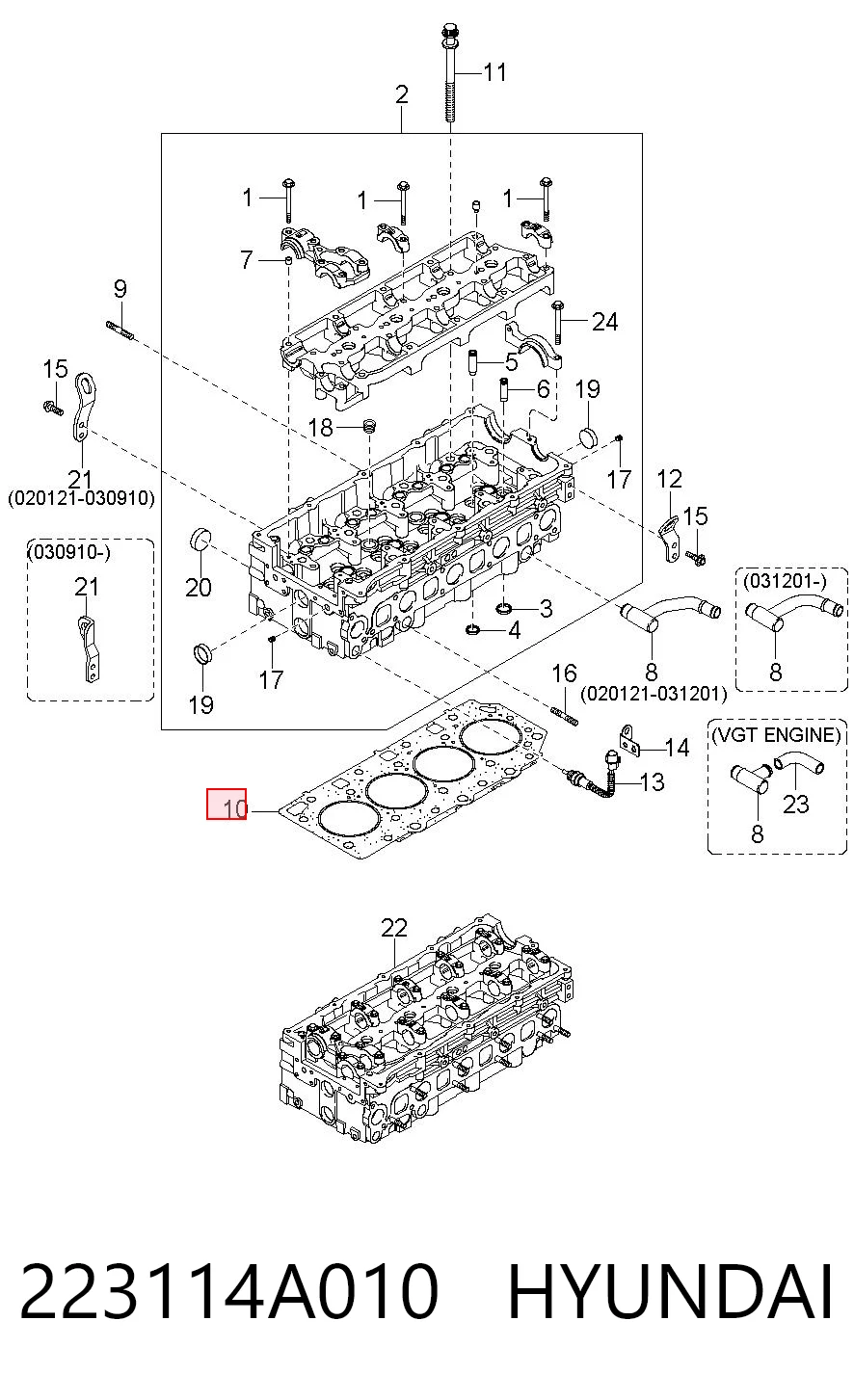 223114A010 Hyundai/Kia