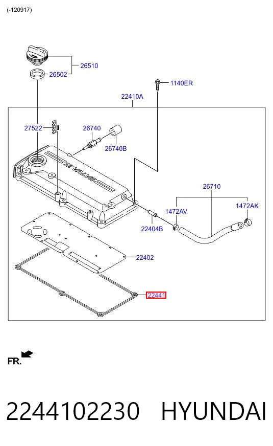 2244102230 Hyundai/Kia