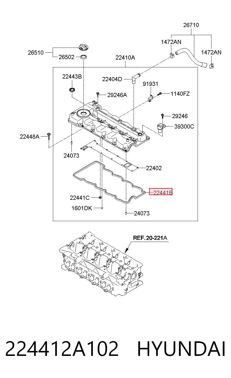 224412A102 Hyundai/Kia