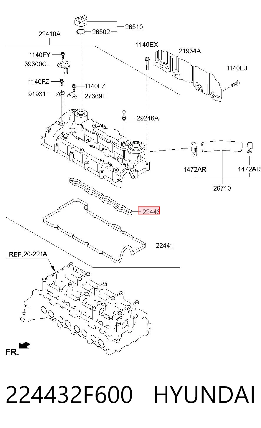 224432F600 Hyundai/Kia